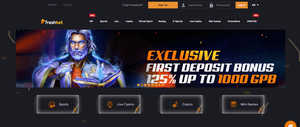 Freshbet Casino - non gamstop casino