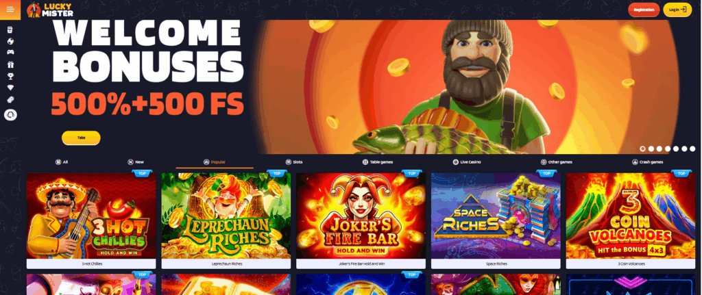 Lucky Mister Casino - non gamstop casino