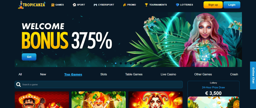 Tropicanza Casino - non gamstop casino